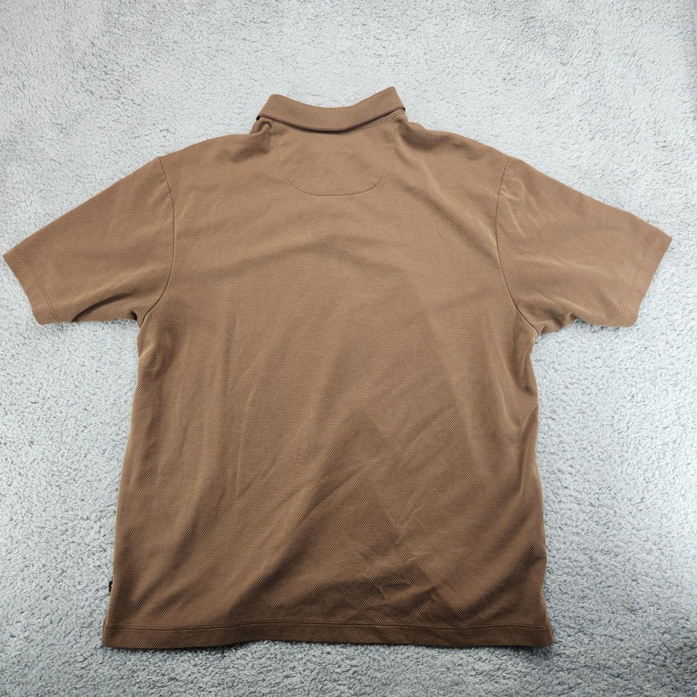 Tommy Bahama Polo Shirt Mens Size XL Brown Modal Polyester - Picture 2 of 7